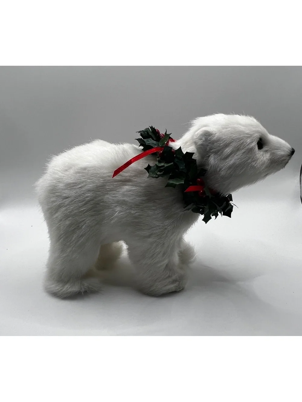 2014 Beyers Choice Hard Plush Christmas Polar Bear little beard